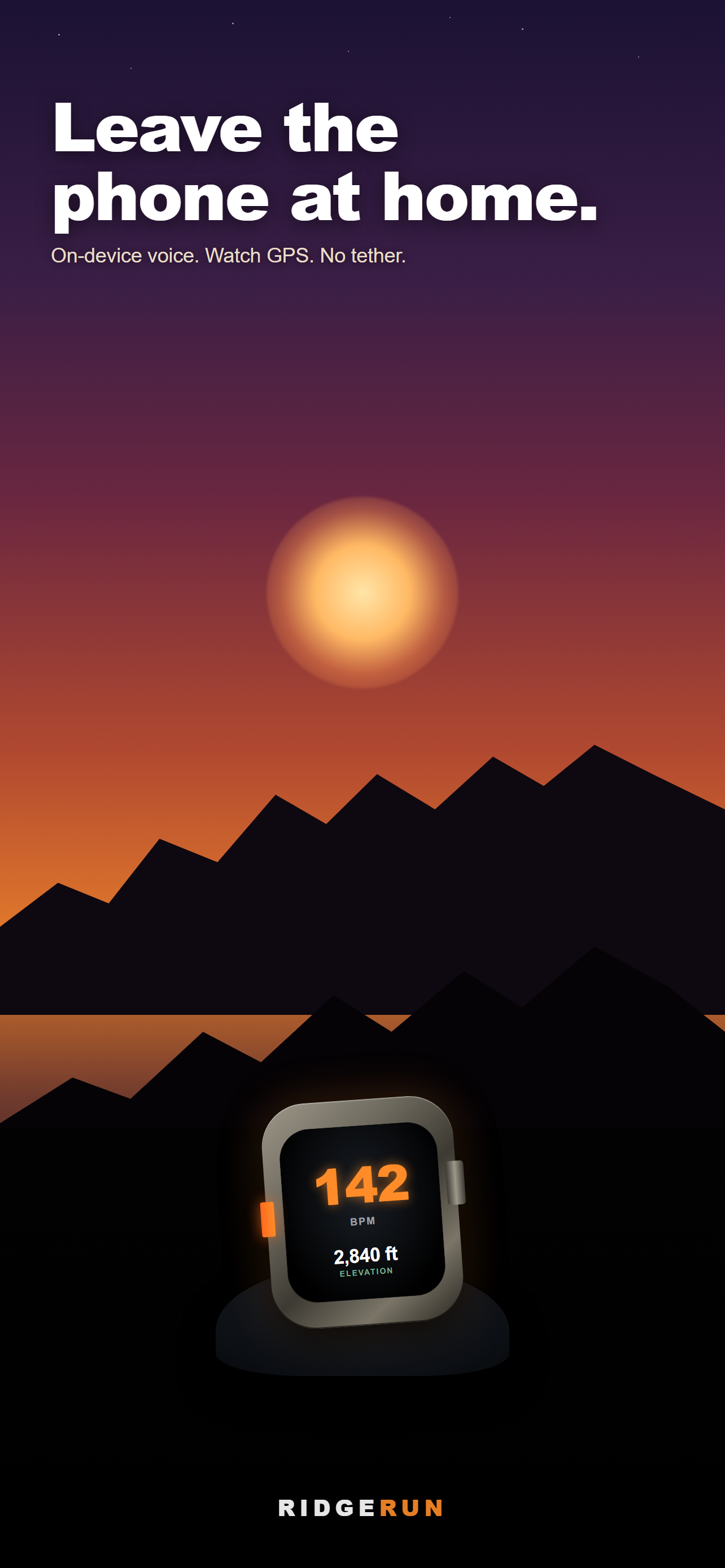 RuckMode Phone Stays Home app screenshot